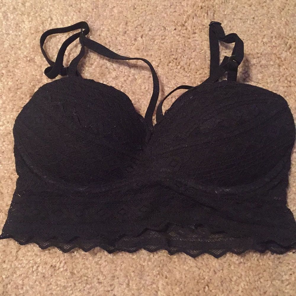 PINK black Bralette